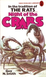 Paperback book cover of Guy N. Smith's Night of the Crabs